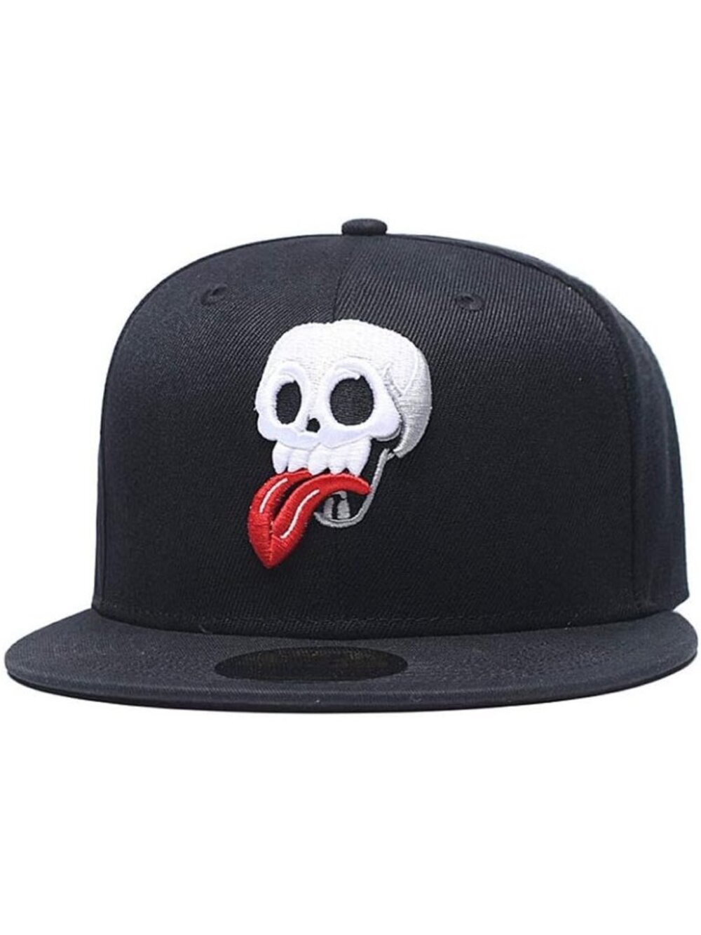 Unisex White Black Snapback Hat Hip Hop Style Colorful Adjustable Baseball Cap - Picture 2 of 8